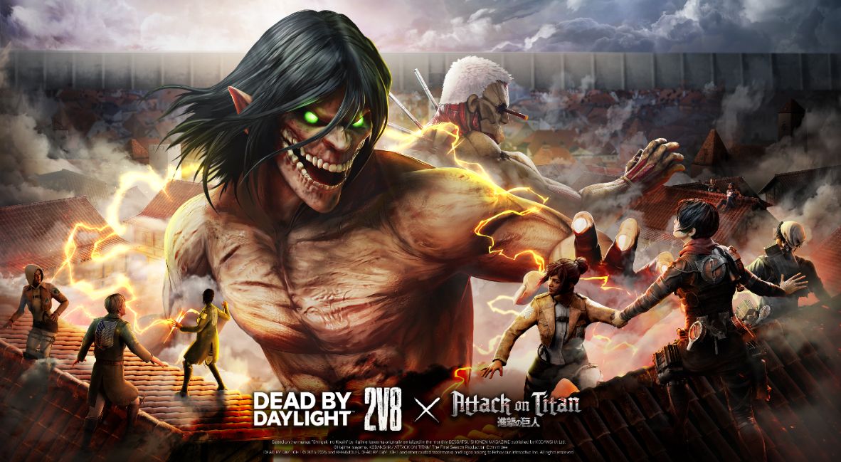 Dead by Daylight Attack on Titan Crossover Returns With 2v8 Mode