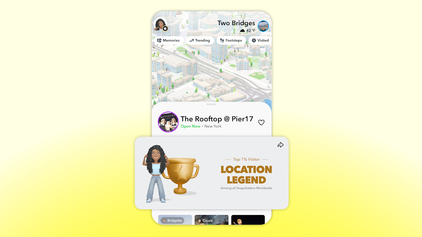  Snapchat Launches Loyalty Badges for Snap Map Locations