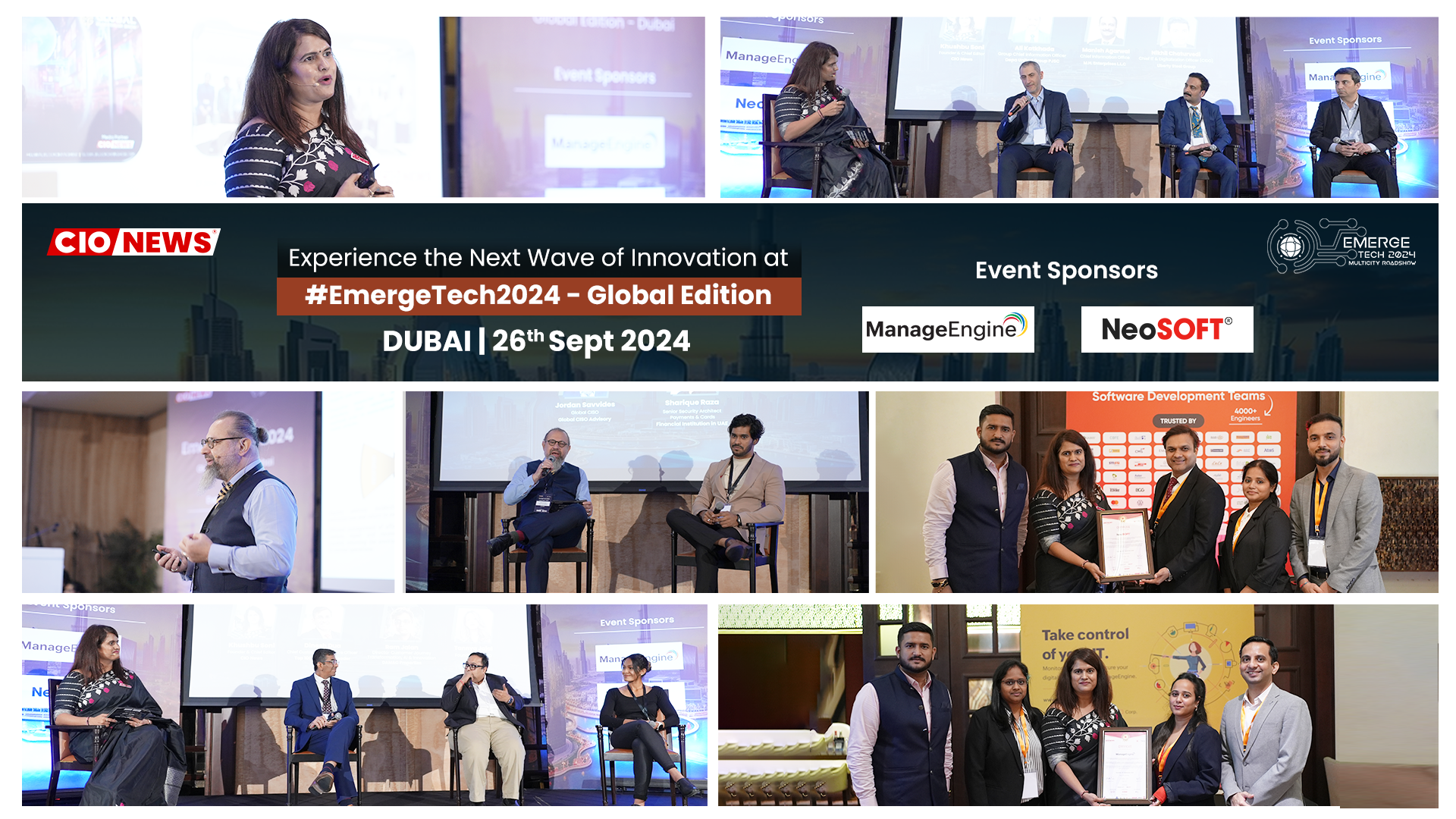 Beyond Borders: CIO News Unites Global Tech Leaders in Dubai with Global Edition of #EmergeTech2024