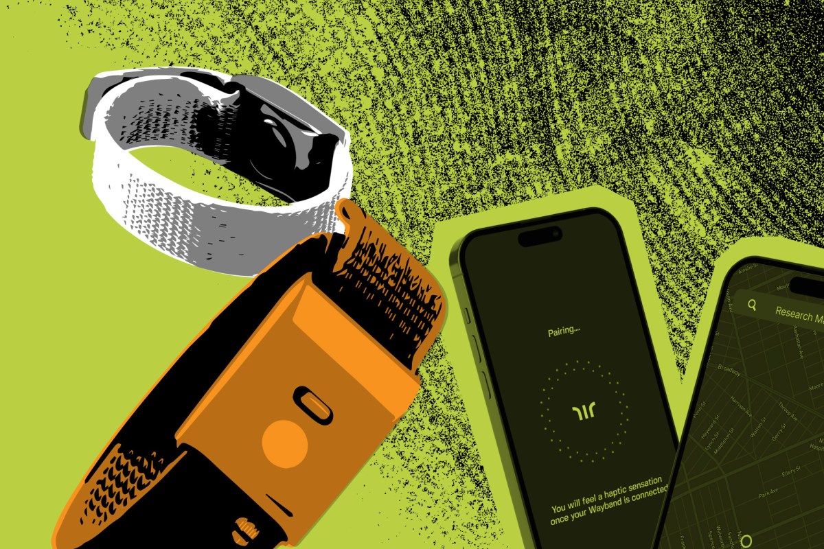 Haptic's touch-based navigation helps blind and sighted alike get around without looking