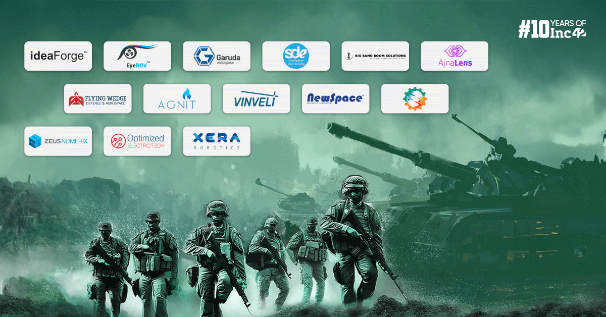 14 Defence Tech Startups Fuelling The ‘Make In India’ Drive