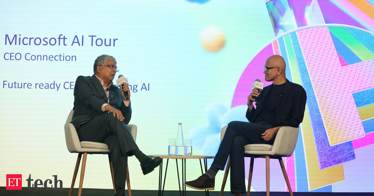 Satya Nadella: No threat to jobs; there will be a 'jugalbandi' of AI and human