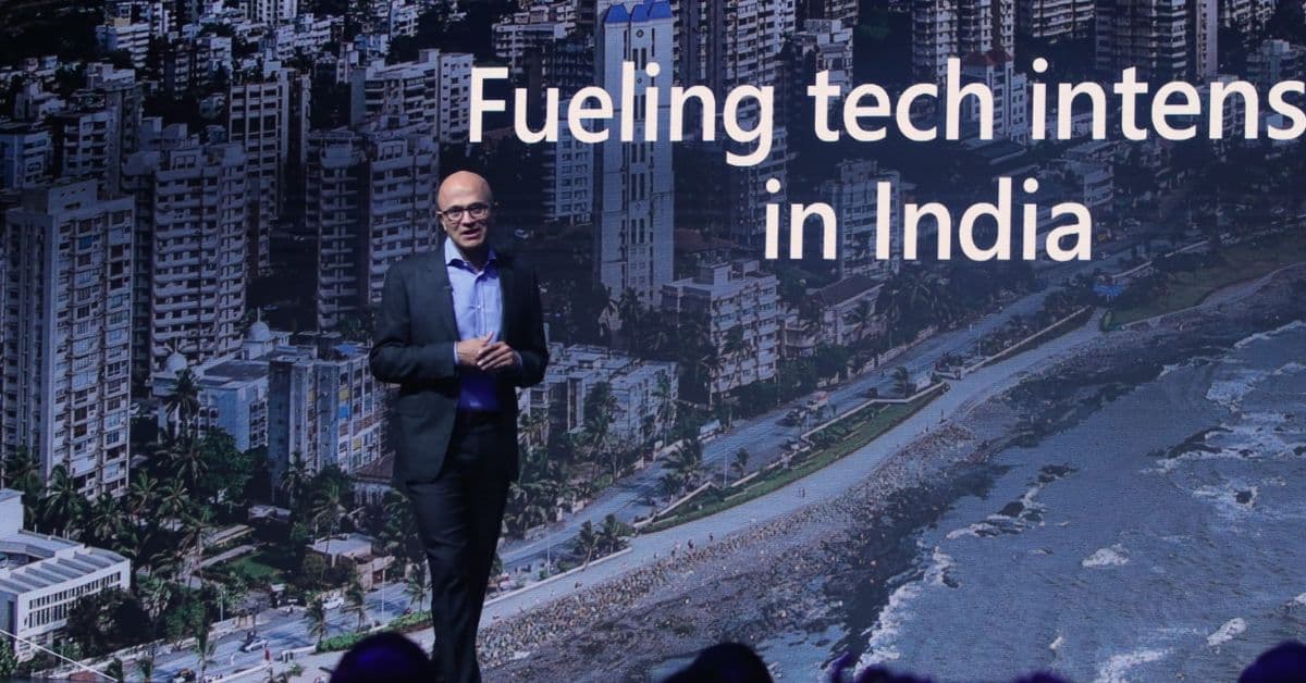 India Can Forge Its Own Future In AI, Frontier Tech: Microsoft’s Satya Nadella