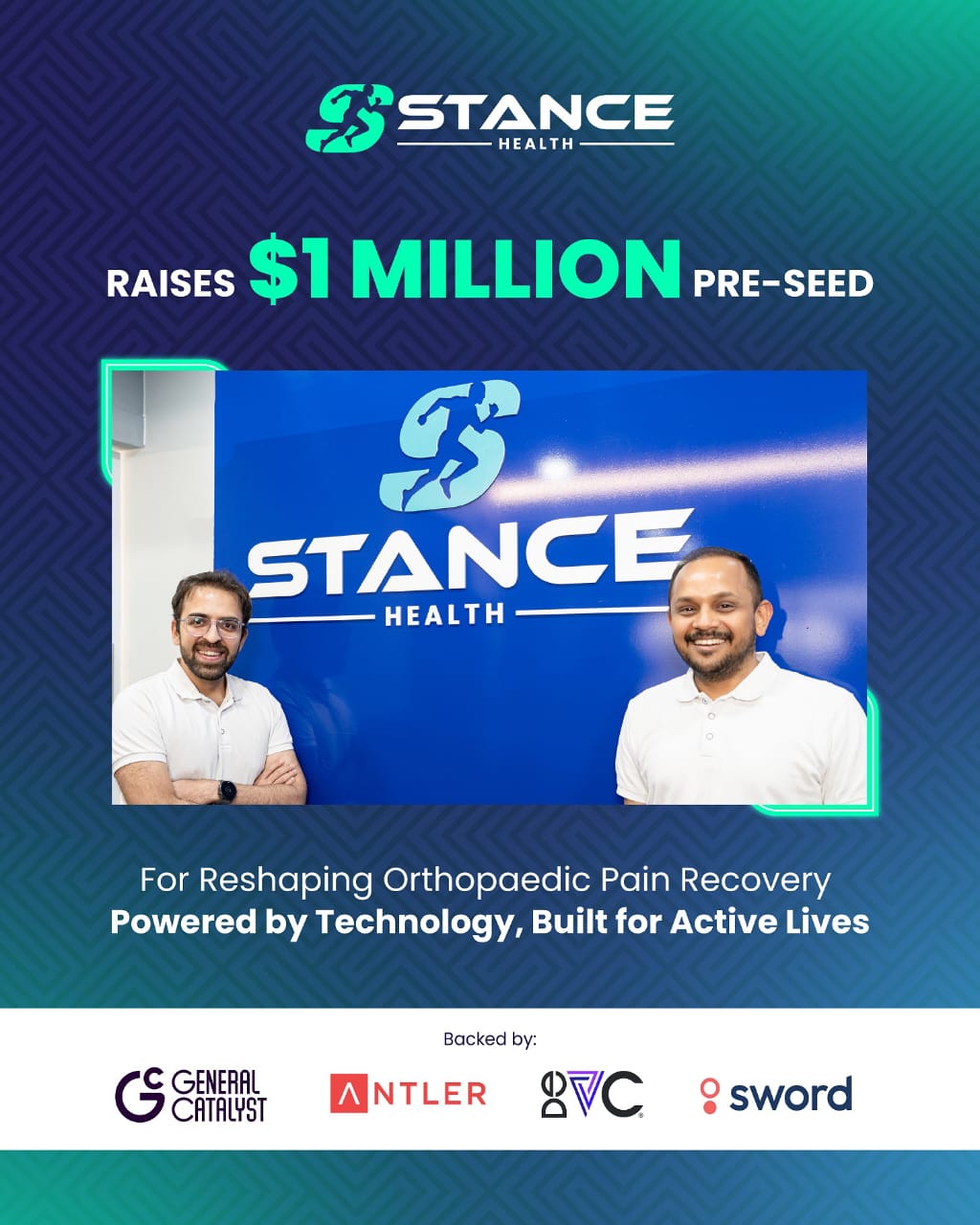 Stance Health Secures $1 Million Pre-Seed Funding to Transform/Advance Musculoskeletal Care in India