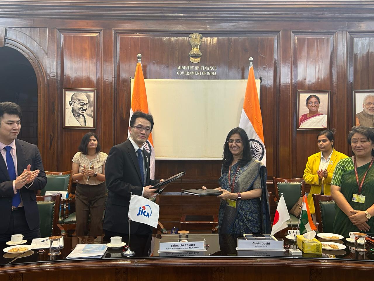 JICA signs ODA loan agreements worth INR 11,181 crores (JPY 191,736 million) with the Government of India for key infrastructure and social development projects