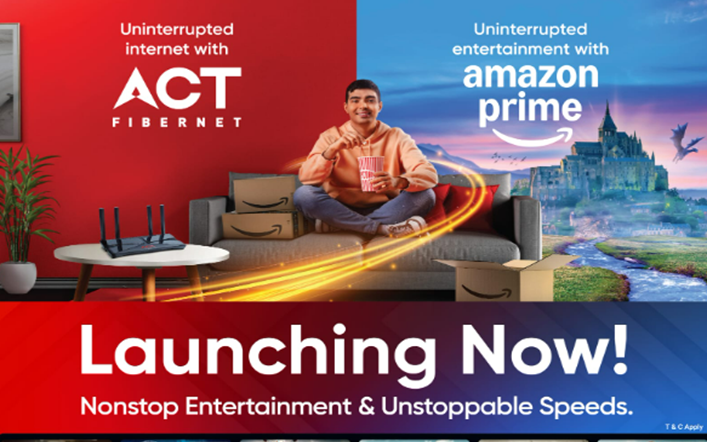ACT Fibernet Collaborates with Amazon Prime to Offer Prime Lite Benefits to Consumers