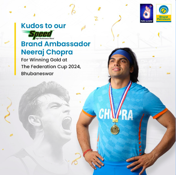 BPCL’s Premium Petrol ‘Speed’ Powers the Neeraj Chopra Classic 2025