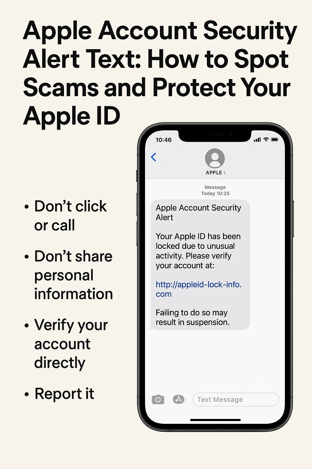 Apple Account Security Alert Text: How to Spot Scams and Protect Your Apple ID