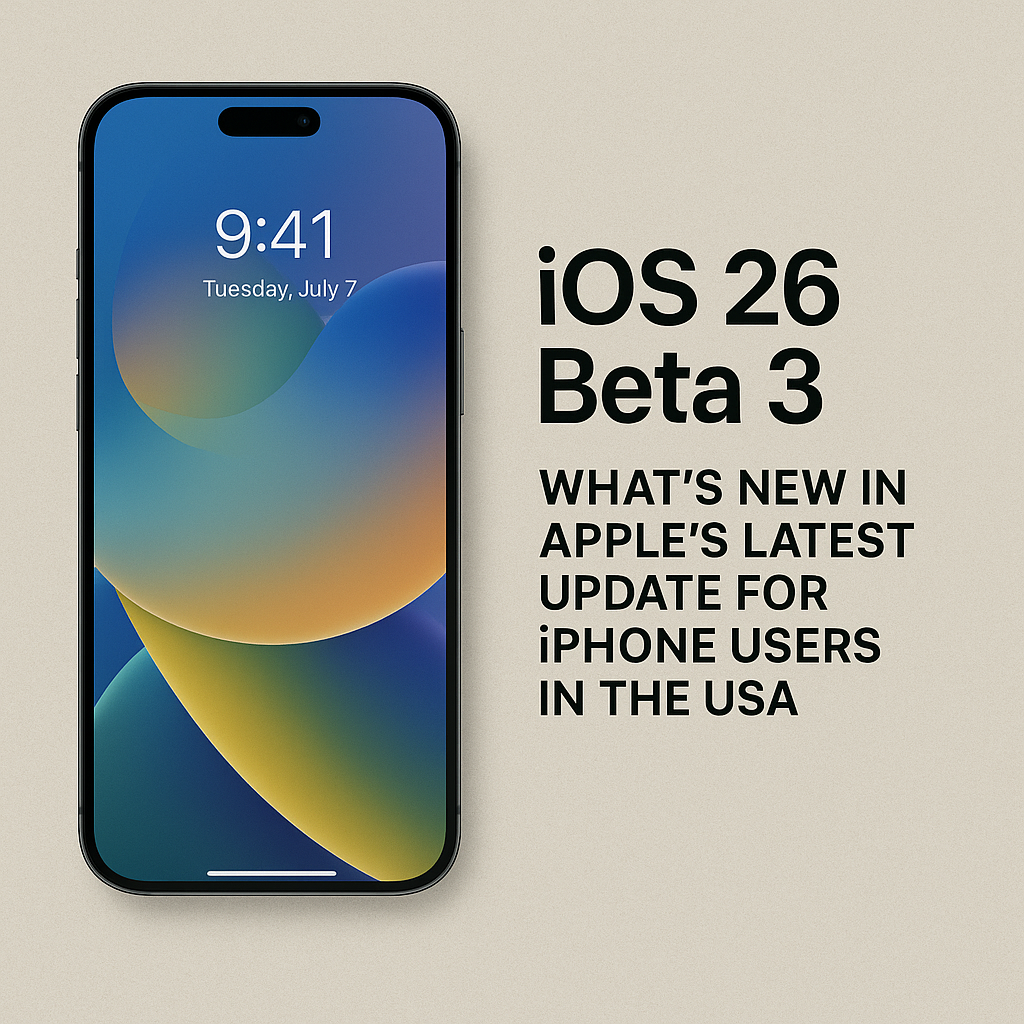 iOS 26 Beta 3: What’s New in Apple’s Latest Update for iPhone Users in the USA