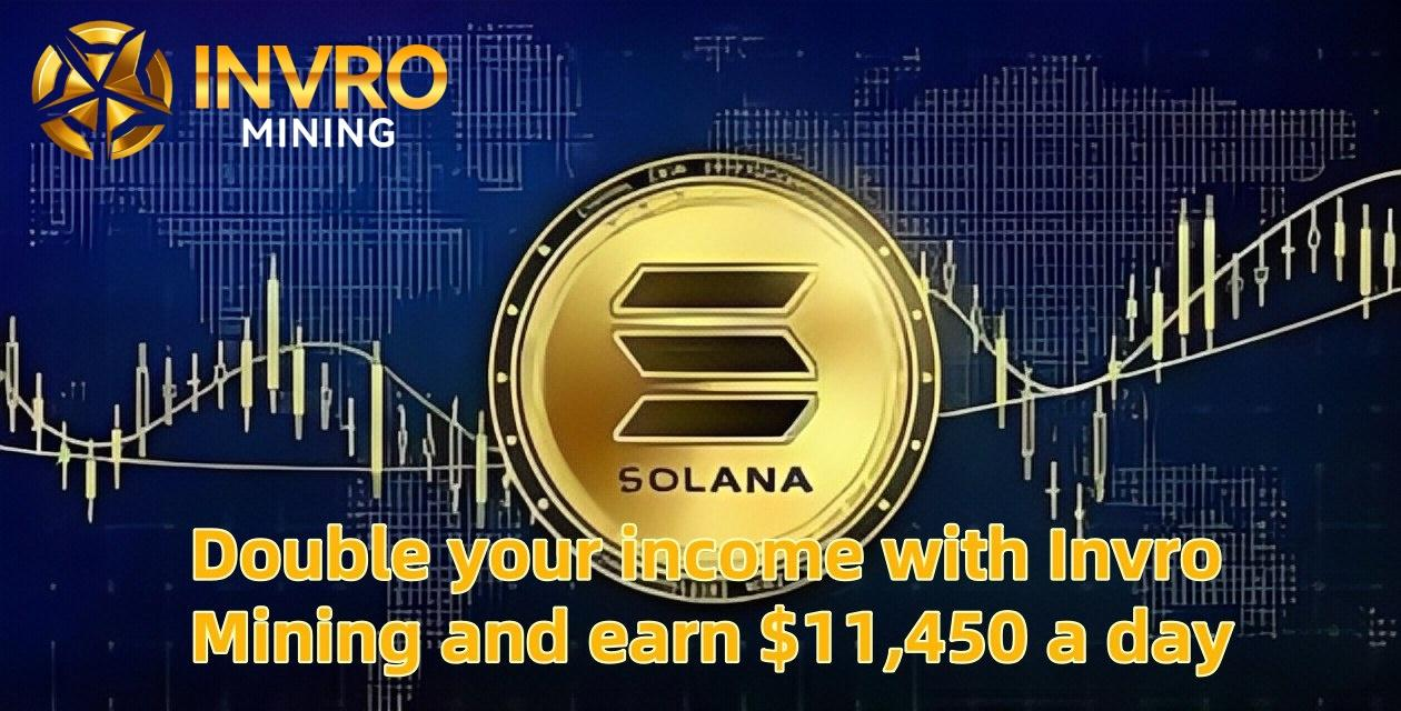 SOL price rose sharply, Invro Mining miners' income doubled, reaching a high of $38,580 in a single day