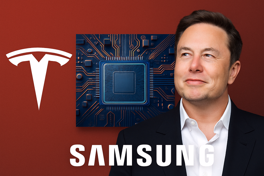 Tesla Stock Price Sees Uptick Amid $16.5 Billion Samsung Chip Deal