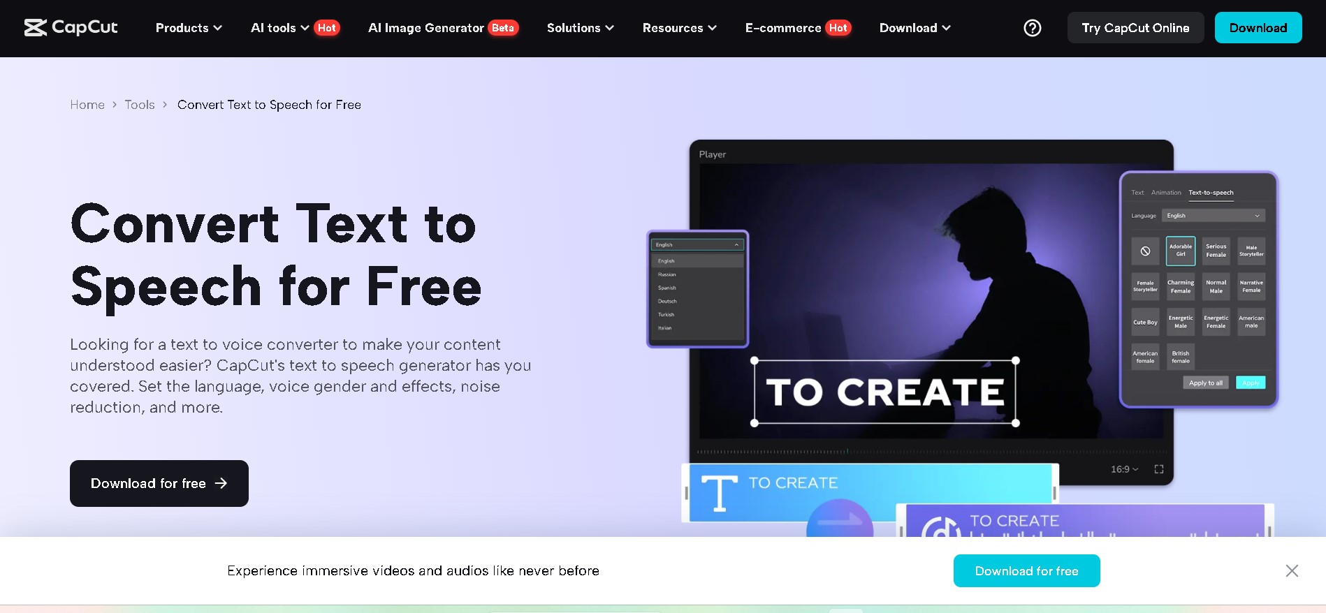 How Small Businesses Use CapCut PC's Text to Speech for Ad Videos
