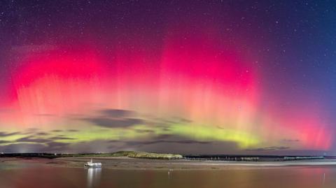 Red Auroras Light Up Europe’s Night Sky Amid Intense Solar Activity