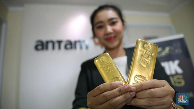 Harga Emas Antam Jumat Hari Ini Naik Tajam, Sudah Melonjak Hampir Rp 200.000