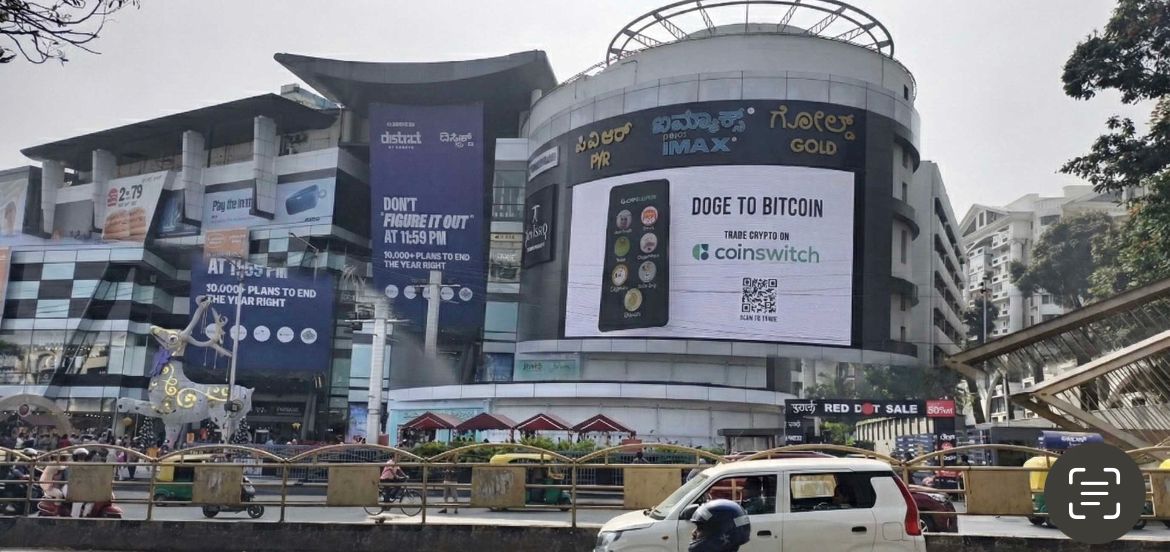 CoinSwitch Turns Bengaluru Billboard Into a Rare 3D Experience, This New Year