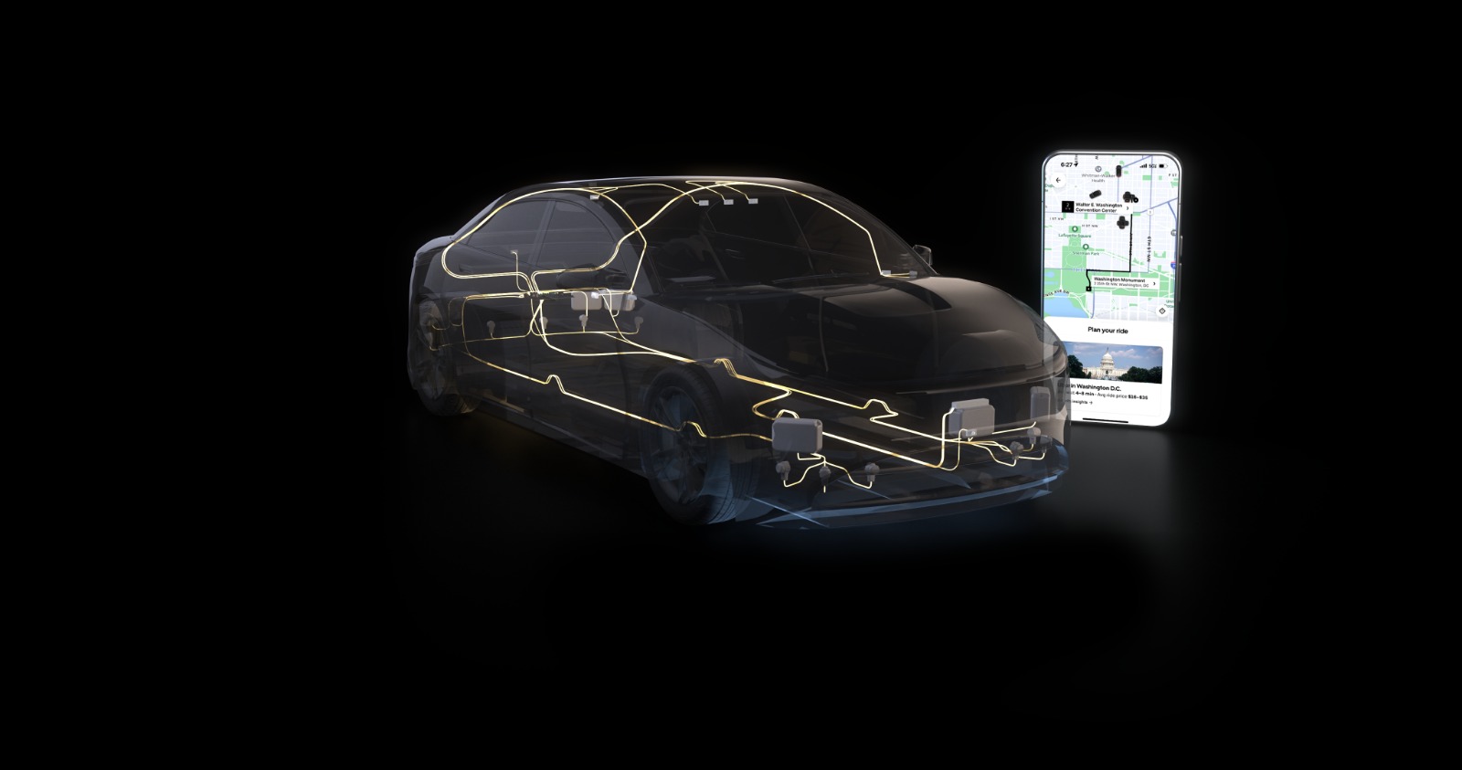 This Is Uber’s New Robotaxi, Built With Lucid and Nuro