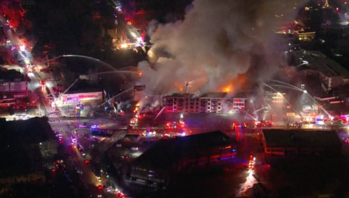 Dozens Displaced After Massive Fire Tears Through North Hills Apartment Complex
