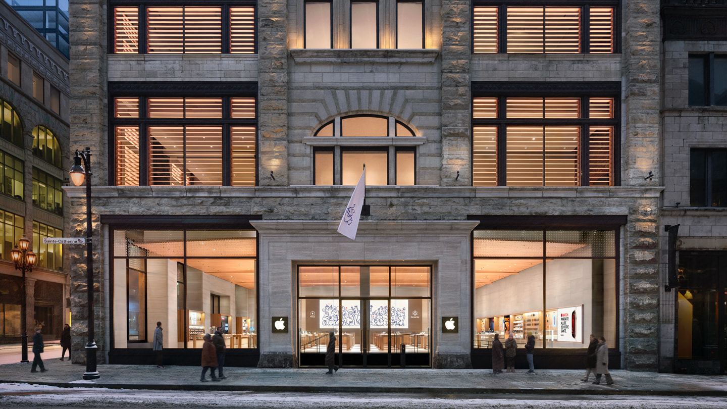 Apple Opens New Sainte-Catherine Flagship Store in Downtown Montreal