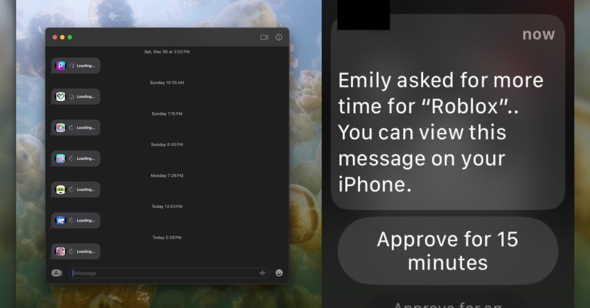 Screen Time parental controls on iPhone, Apple Watch, and Mac