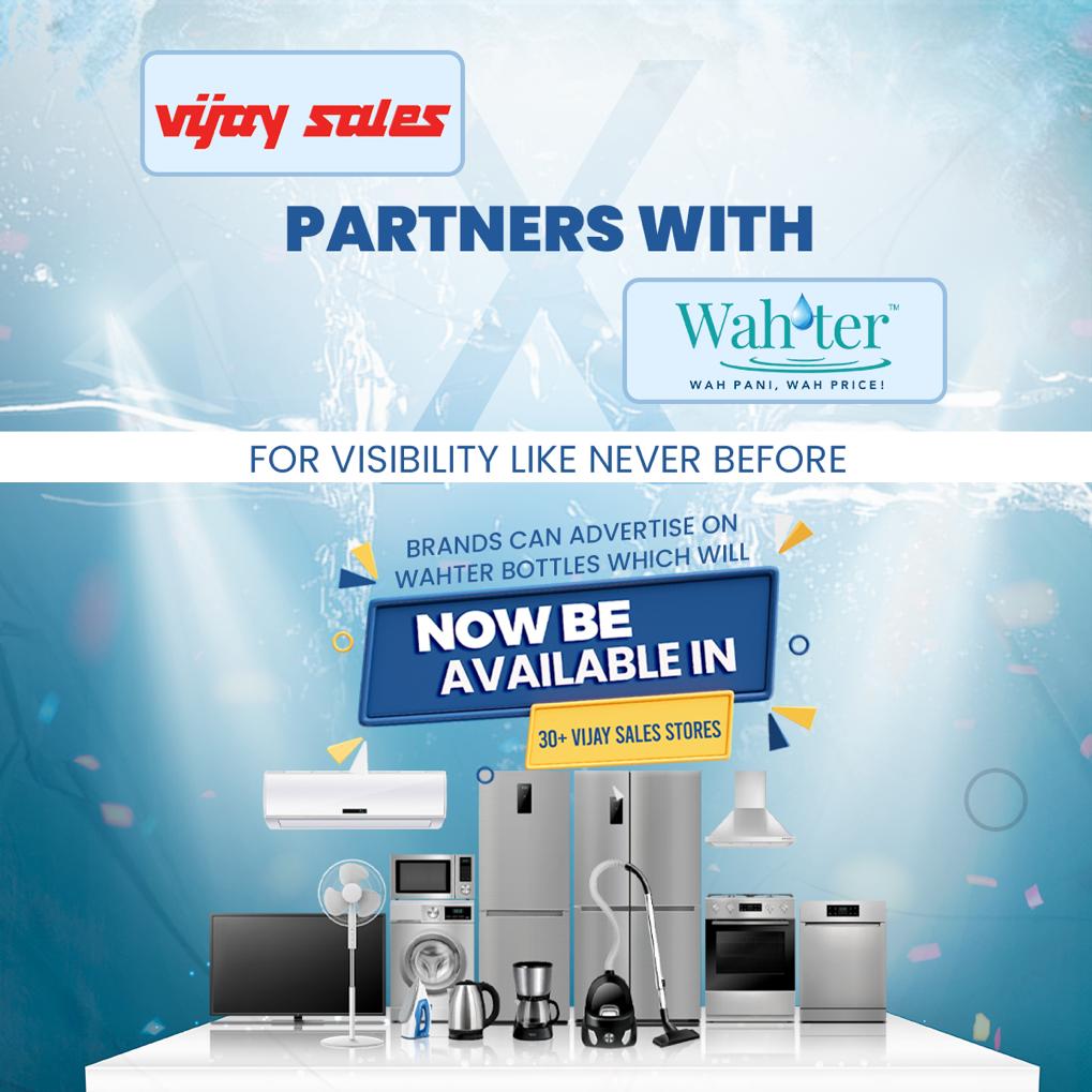 Vijay Sales Partners with Wahter for Innovative Advertising Collaboration