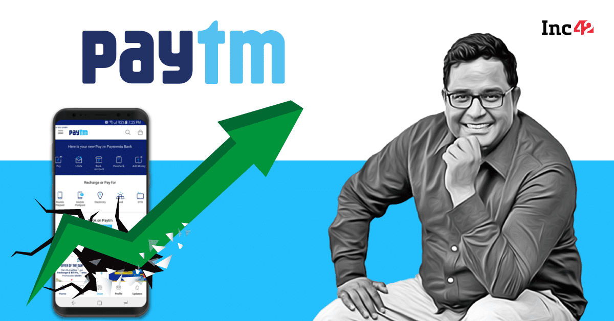 Paytm Touches Upper Circuit In Fourth Straight Session