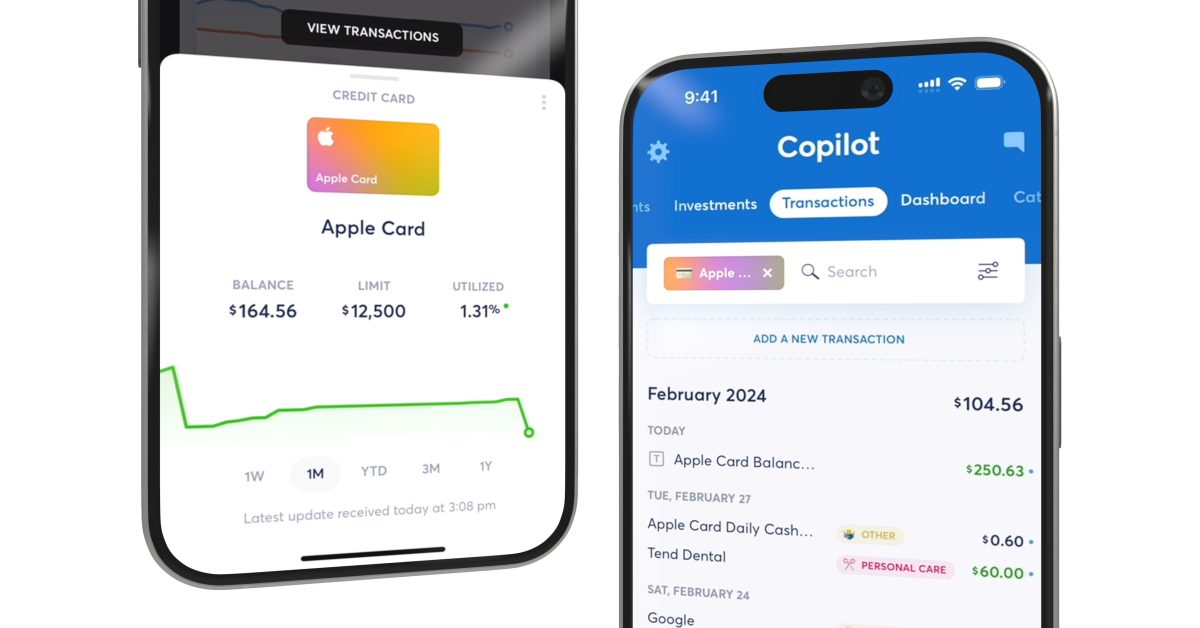 How Copilot makes budgeting even easier with new Apple Card, Cash, and Savings integration
