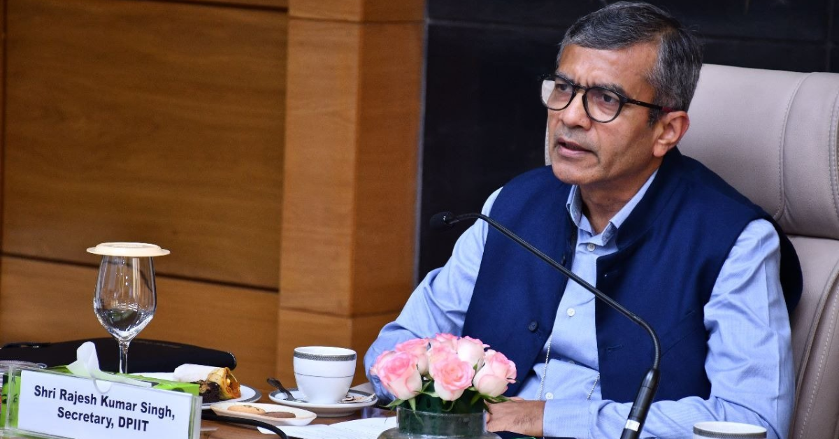 DPIIT Secretary Rajesh Kumar Singh