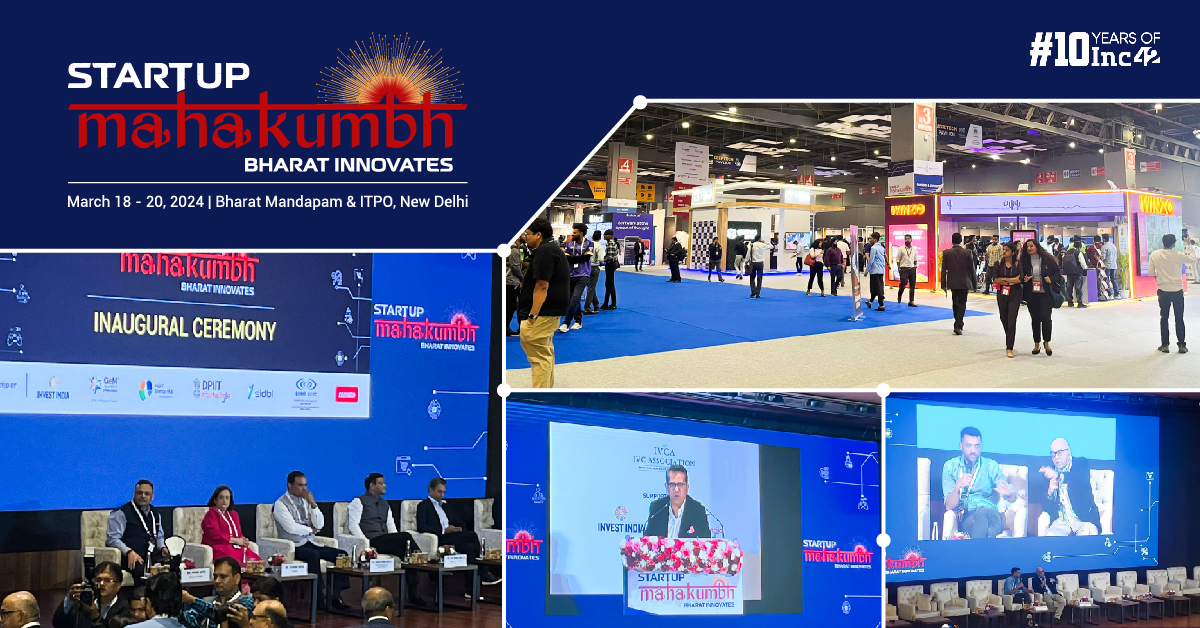 Startup Mahakumbh’s Day 1 A Roaring Success