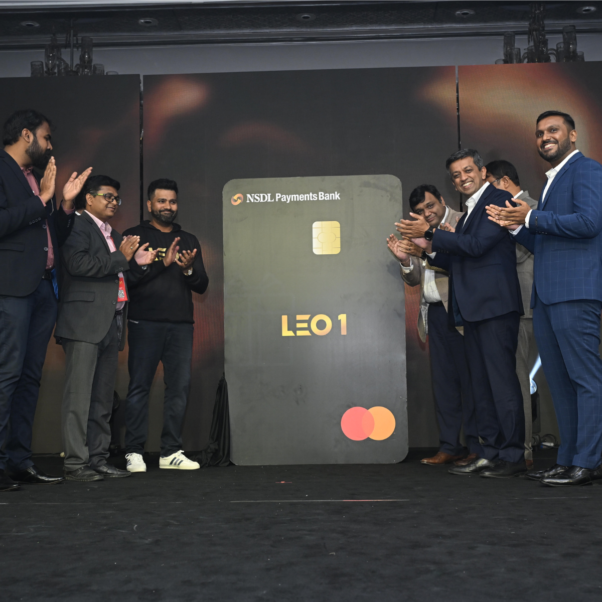 Rohit Sharma Unveils India's First Numberless Prepaid Student ID Card in Collaboration with LEO1, MasterCard, and issued by NSDL Payments Bank