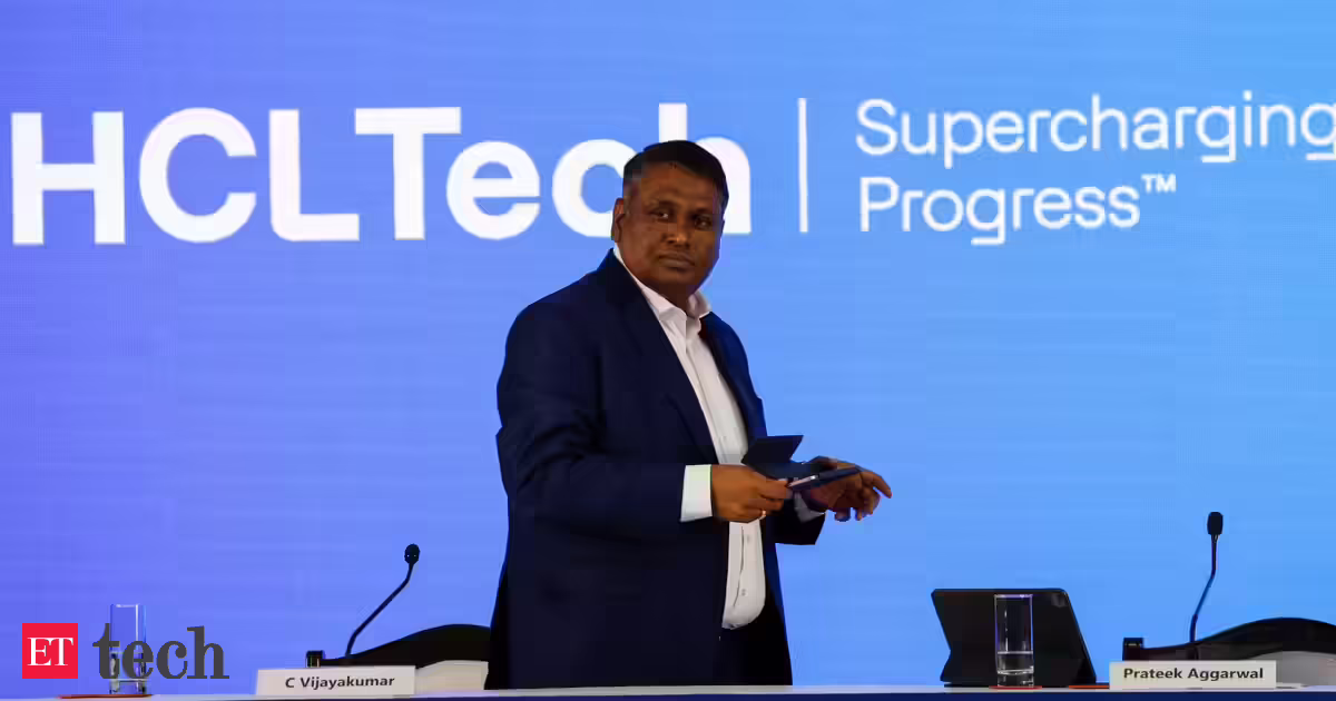 HCLTech: HCLTech CEO C Vijayakumar sees headwinds affecting Q1 financial services revenue