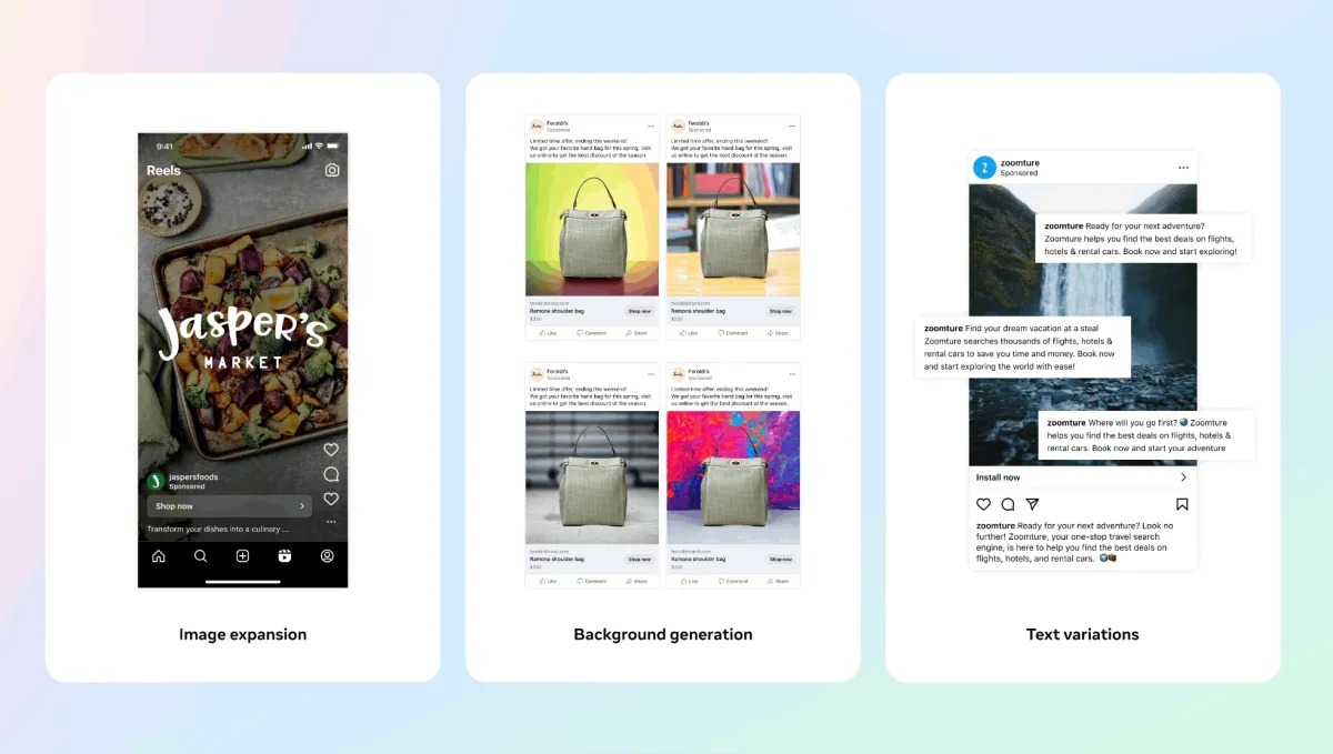 Meta's AI tools for advertisers can now create full new images, not just new backgrounds