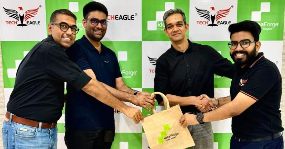 TechEagle Partners ideaForge To Boost Its Drone Technology Stack, Drive Innovation