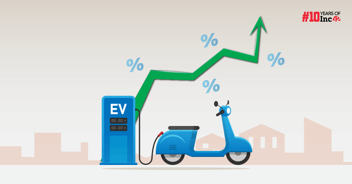 Two-Wheeler EV Registrations Surge 34% MoM To Cross 1 Lakh Units Mark In July