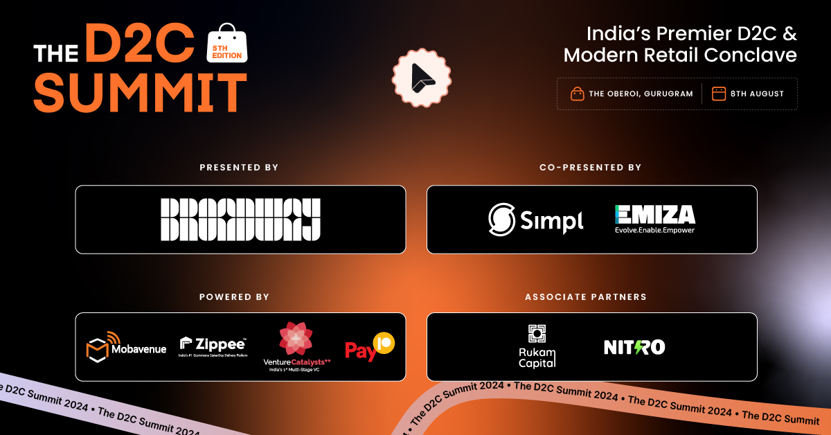 Thank You, Sponsors, For Making Inc42’s First Ever Offline D2C Summit A Hit!