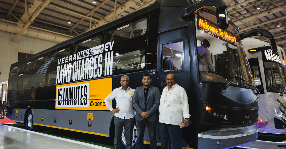 Exponent Energy Unveils 15-Minute Charging For Ebuses In Partnership With Veera Vahana