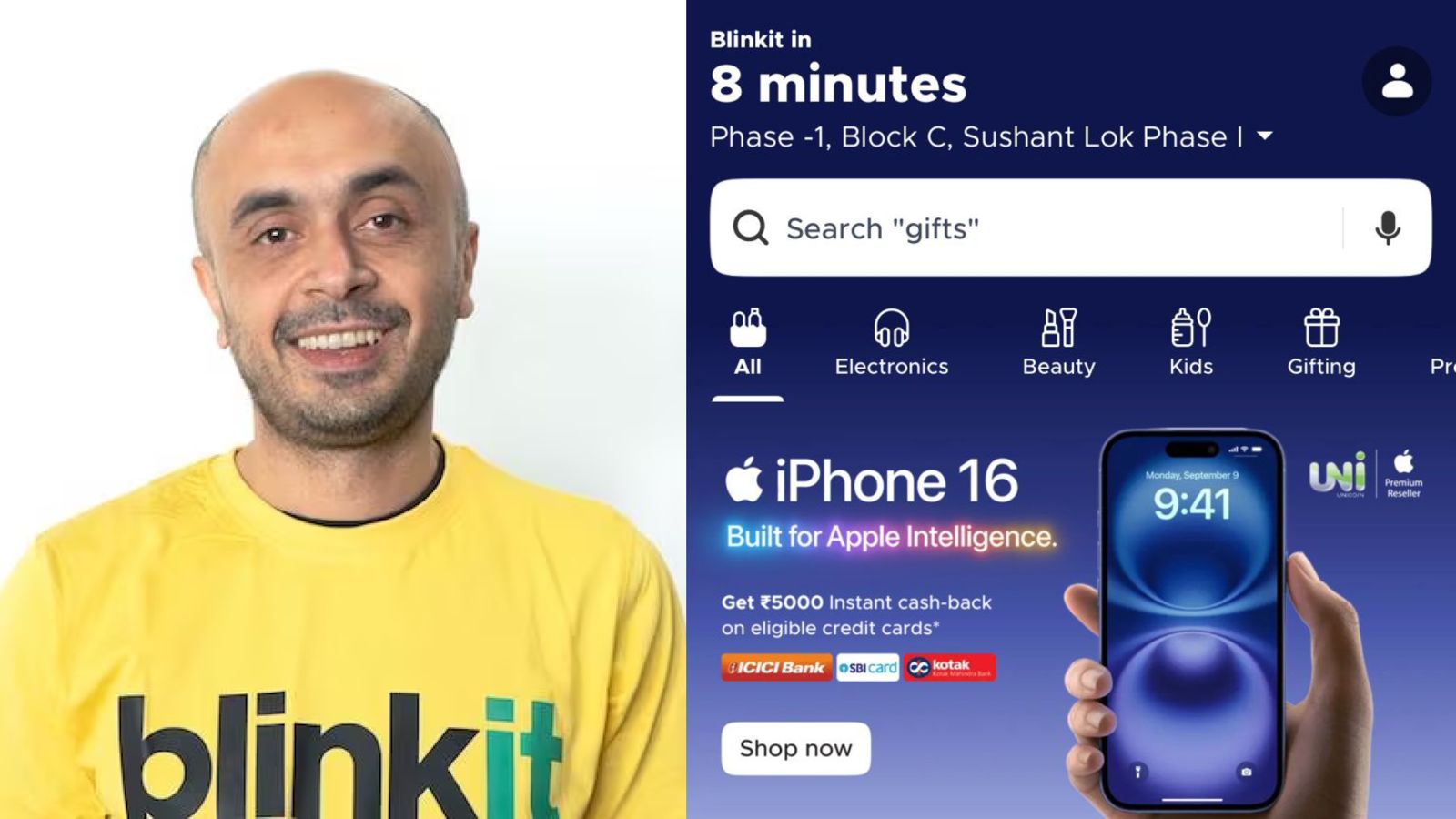 Get Your iPhone 16 Delivered in 10 Minutes with Blinkit and BB Now!