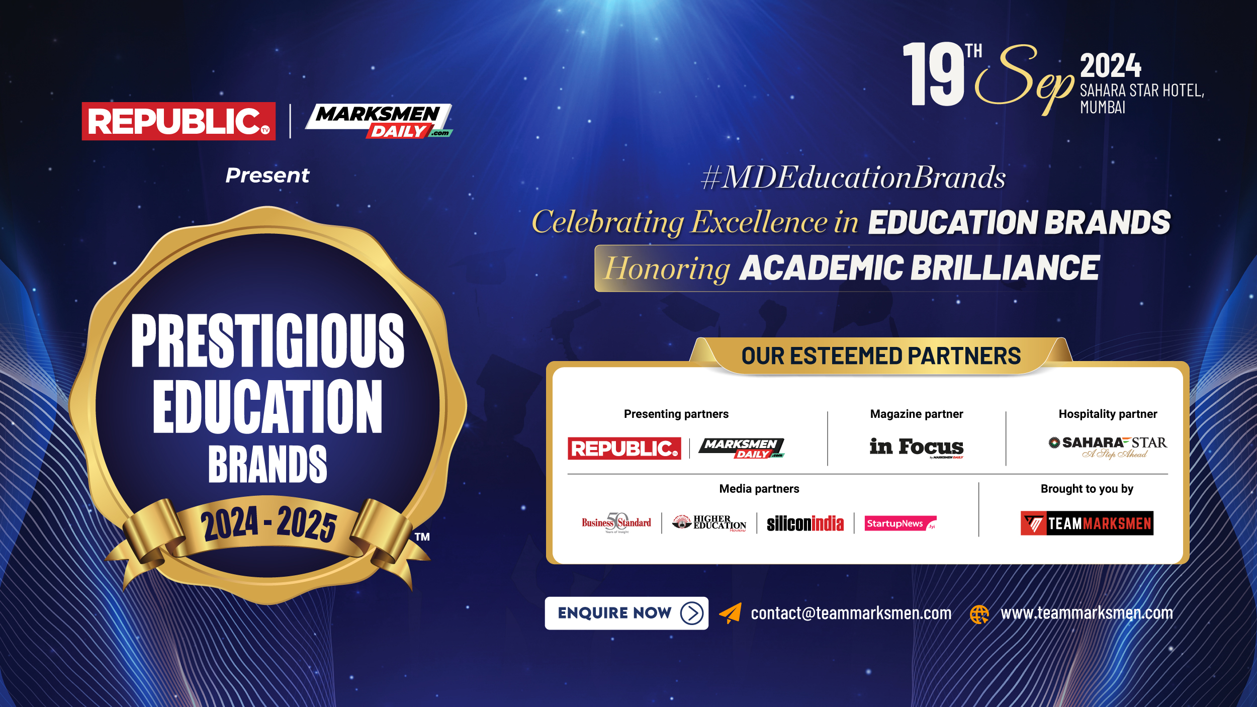 Recognising excellence in Indian education