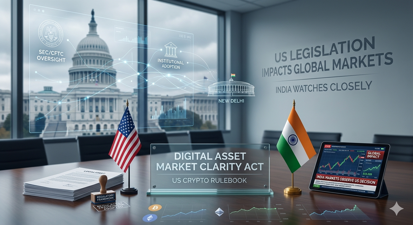 US Passes Landmark CLARITY Act for Crypto: Why India and Global Web3 Markets Are Watching Closely