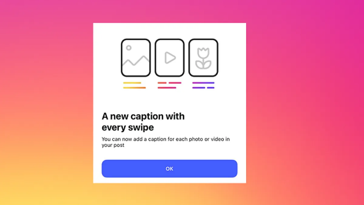 Instagram Tests Individual Captions for Carousel Posts