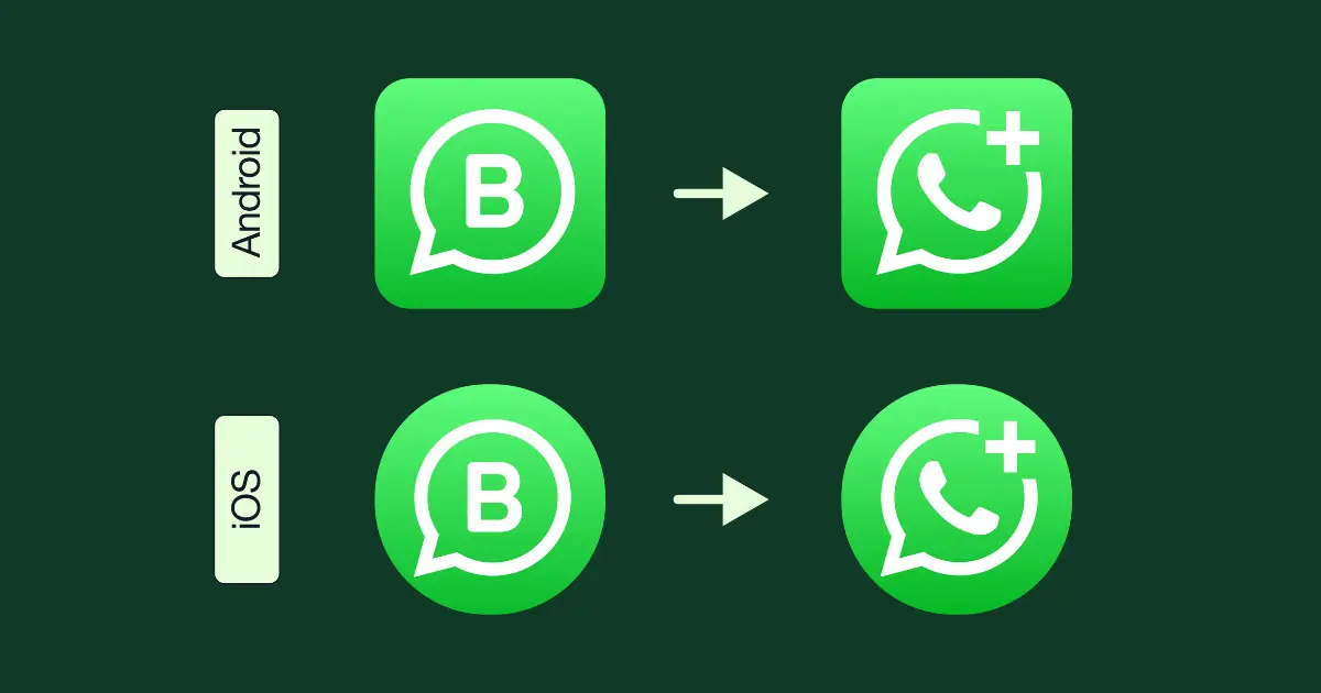 WhatsApp Business Icon Gets Modern Refresh on iOS