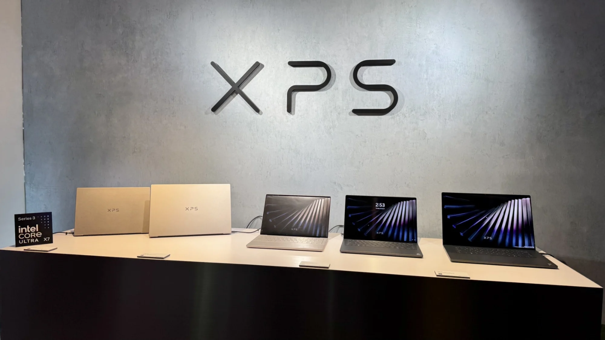 the dell xps laptop lineup at ces 2026
