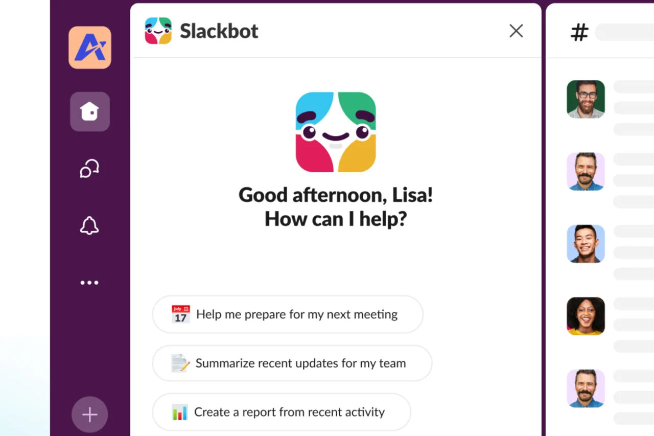 A screenshot of Slackbot in Slack