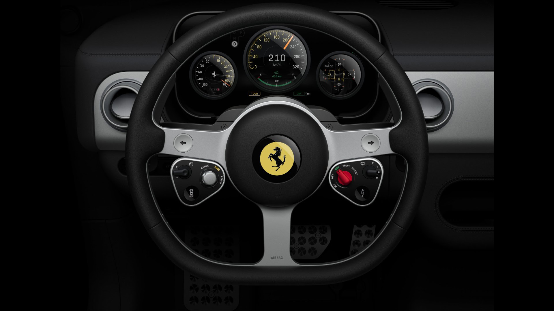 Ferrari Luce Binnacle Samsung Display