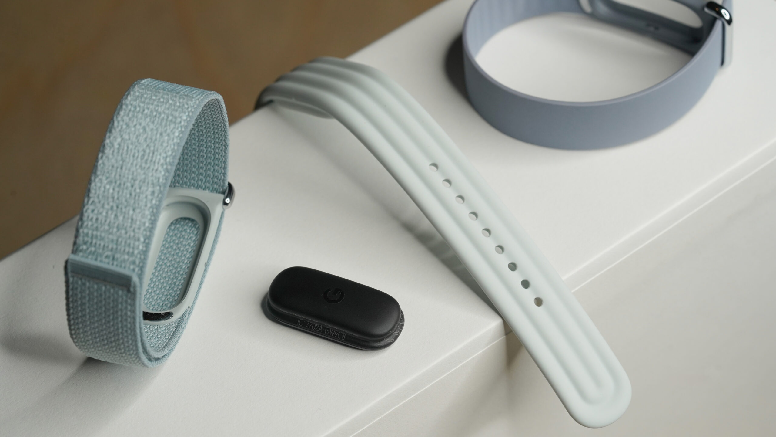 Google Fitbit Air Bands The Google Fitbit Air is compatible with three band styles.