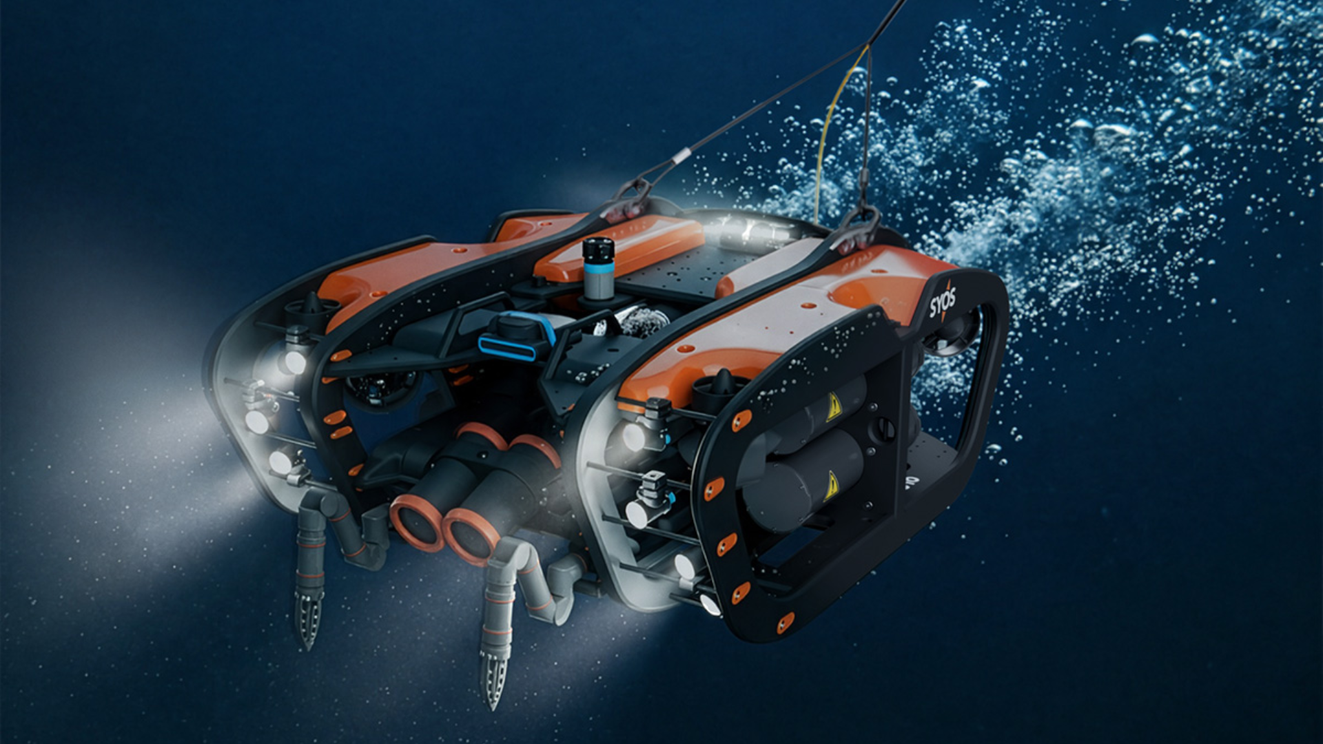 Startup unveils underwater drone designed for protecting undersea cables — small drone dives to 1,640 feet, comes with four-hour battery endurance or unlimited range when tethered to surface power source
