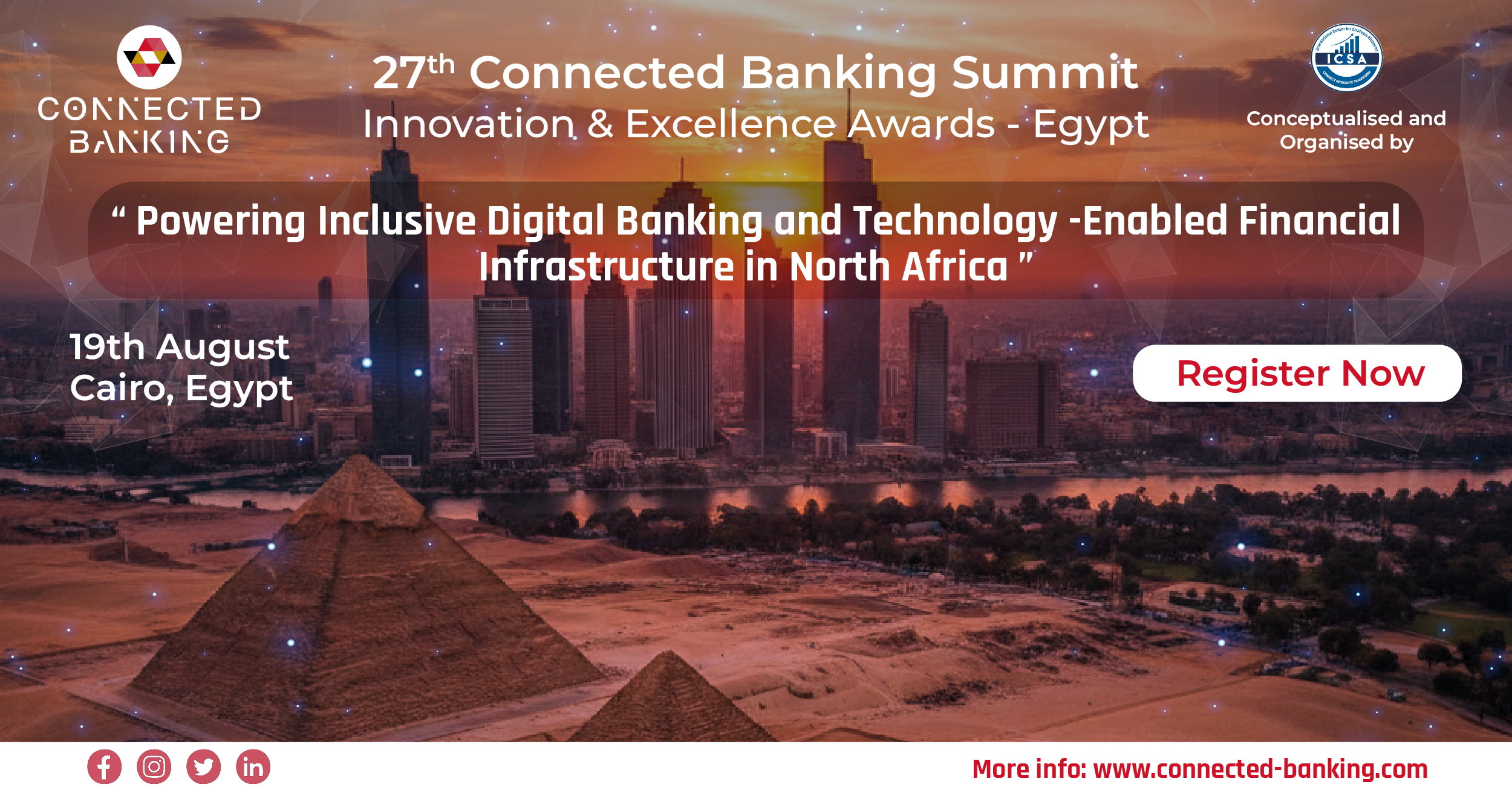 27th Connected Banking Summit – North Africa, Egypt 2026: Driving the Future of Regional Financial Infrastructure