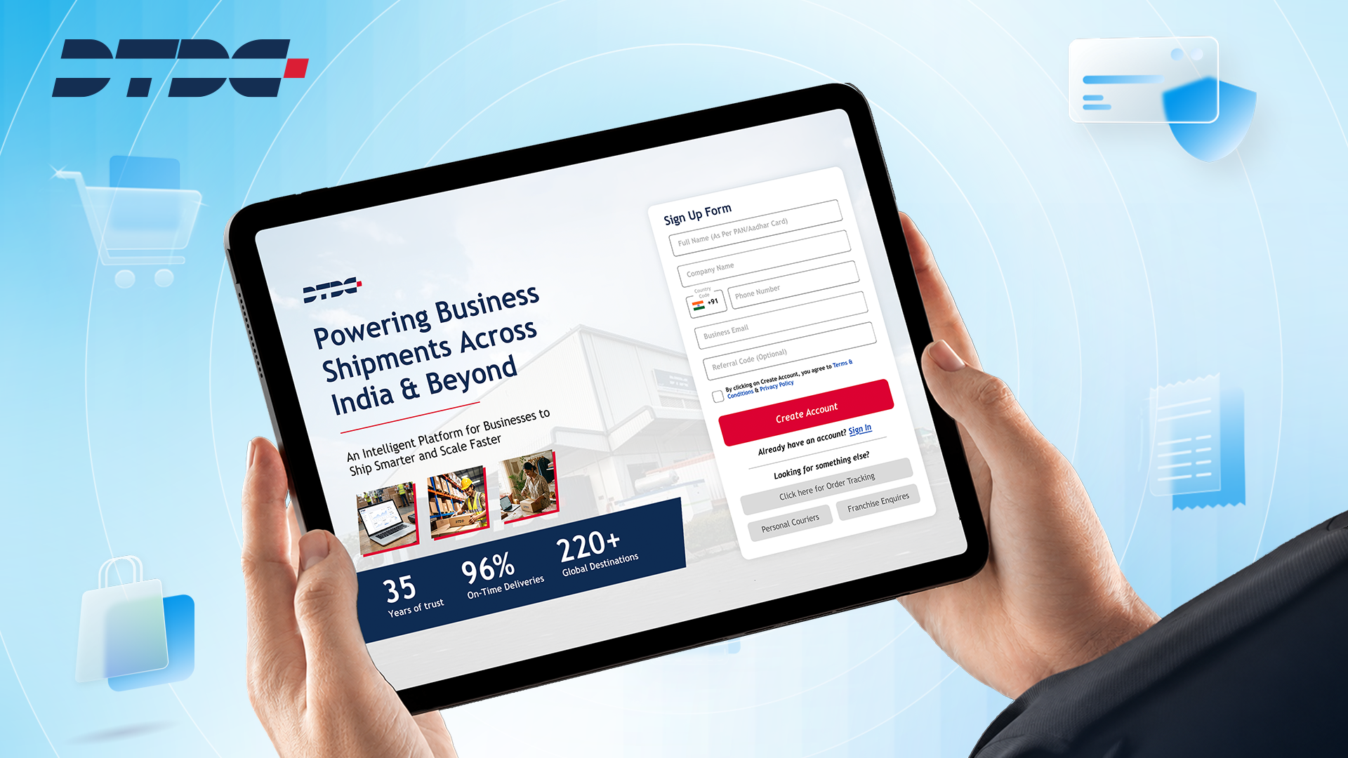 DTDC Launches 10-Minute Self-Onboarding Platform to Simplify Logistics Access for India's Growing MSME and D2C Ecosystem