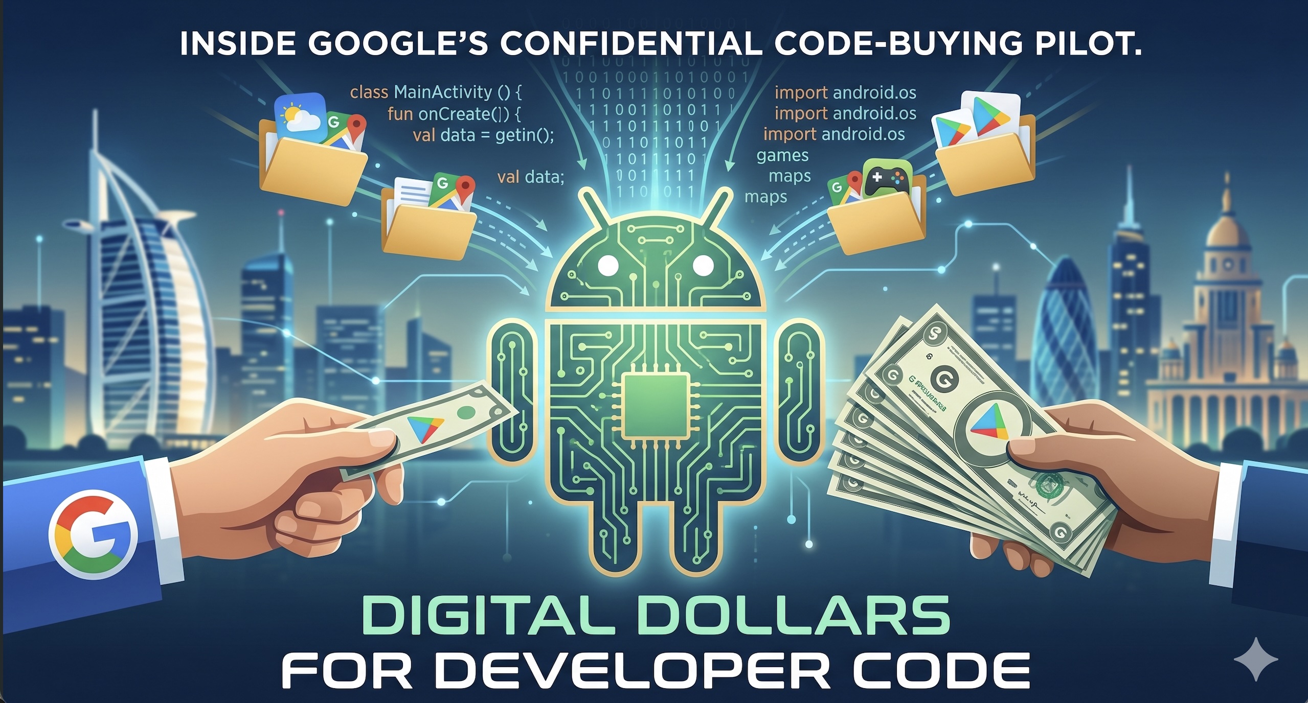 Android Devs Paid for Code: Google’s Secret AI Training Pilot Shakes Up IT Hubs from Silicon Valley to Bengaluru
