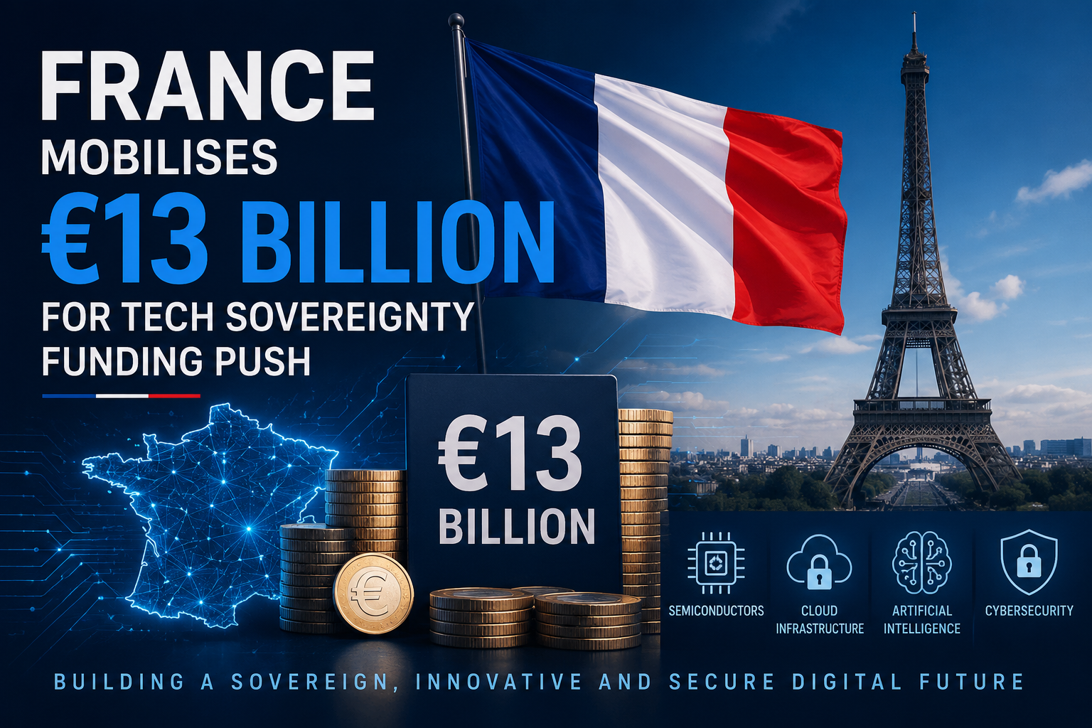 France Commits €13B for Tech Sovereignty & Deep Tech Funding