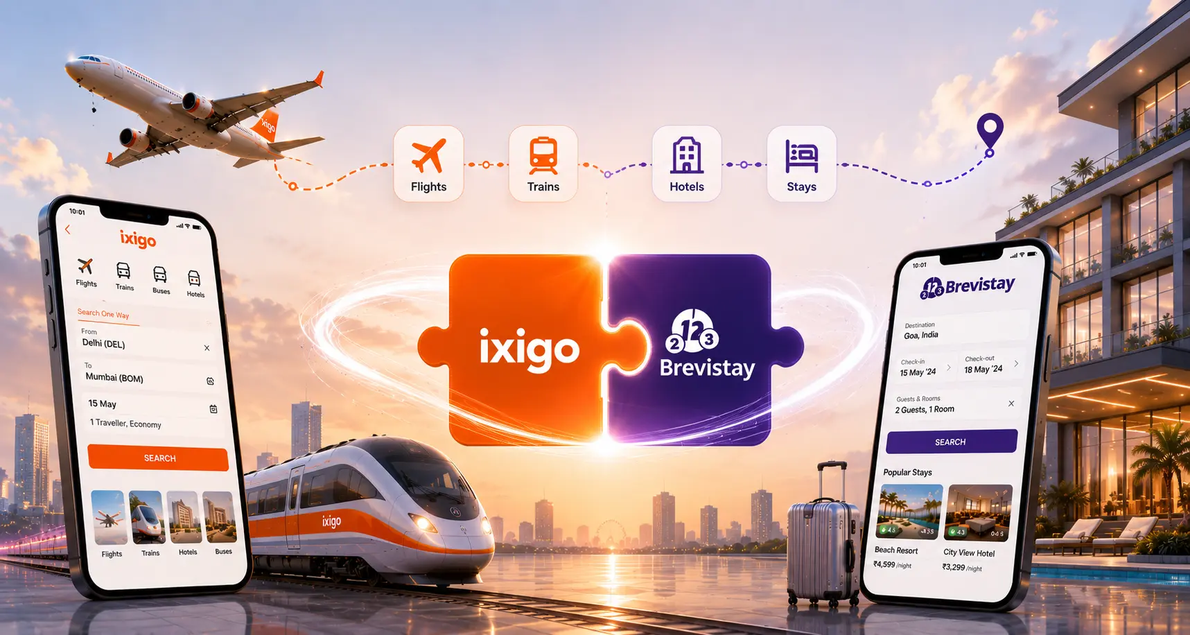 Ixigo Acquires Brevistay for Rs 65.69 Cr, Invests in AI Startups